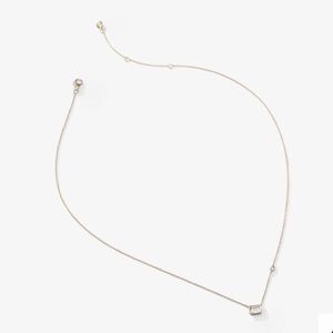 MM Lafleur Asscher-cut necklace - gold